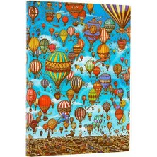 Paperblanks Pierre The Maze Detective The Balloon Festival 100 gr 176 Sayfa Yumuşak Kapak 12X17,5 cm Çizgisiz Defter