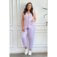 Yağmur Butik Havuç Paça Müslin Pantolon