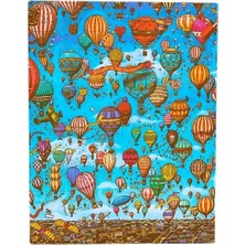 Paperblanks Balloon Festival Sert Kapak 18X23 cm Çizgili Defter FB9908-6