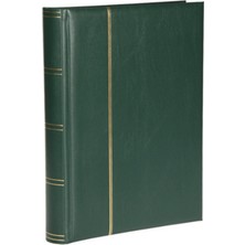 Pulko History 1970 Zarf Koleksiyonu Için A4+ Boyut, 32 Yaprak, 64 Sayfa, 128 Adet Bölme (Beyaz Zemin) - Yeşil PH-273036