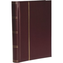 Pulko History 1970 Zarf Koleksiyonu Için A4+ Boyut, 32 Yaprak, 64 Sayfa, 128 Adet Bölme (Beyaz Zemin) - Bordo PH-273035