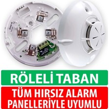 OPAX Optik Duman Dedektörü ve Röleli Dedektör Tabanı Unipos Fd 8030 + Db 8000R