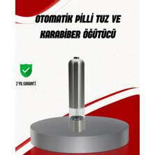 Belirtilmemiş Işıklı Pilli Baharat Değirmeni Taze Pratik Öğütme