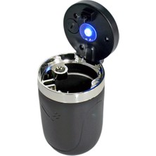 Carub Küllük Portatif Lüx Işıklı Abs Metal Aparatlı Siyah BR2944642