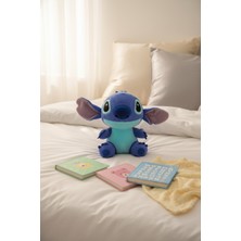 Maks Toys Stitch Peluş Oyuncak 26 cm Mavi Yumuşak Peluş Uyku Arkadaşı
