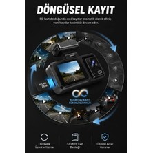 Eco Lounge Hd 3 Kameralı Araç Kamerası Ön Arka Iç Kayıt Gece Görüşlü G Sensörlü Geniş Açılı