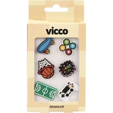 Vicco 996.A26Y.002 Fun Jibbitz Renkli