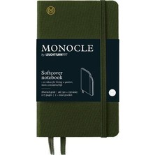 Leuchtturm 1917 LEUCHTTURM1917 x Monocle Limited Edition Defter A6,  Sert Kapak, 192 Noktalı Sayfa Olive 369725