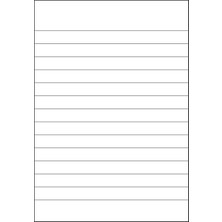 Apica Cd-5 A7 Defter Kırmızı Çizgili
