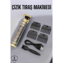 Herşey Trend Profesyonel Şarjlı Saç ve Sakal Şekillendirici Çizik Tıraş Makinesi