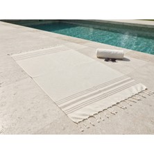Ludia Ludıa Doğal Bambu Dokuma Hafif ve Çok Amaçlı Peştemal Havlu 170X97 cm