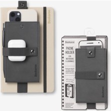 If Bookaroo Phone Holder Defter Üstü Lastikli Telefon Tutucu - Charcoal