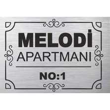 Apartman Isimliği Aparman Tabelası Apartman Kapı Isimiği