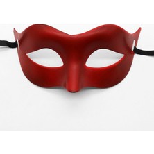 Ankaverse Kırmızı Renk Masquerade Kostüm Partisi Venedik Balo Maskesi (5286)