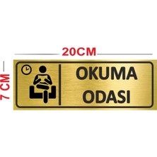 Metal  Okuma Odası  Uyarı Levhası Yönlendirme Levhası
