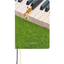 Hobonichi Ajanda Techo Hon - A6 English - Hiroko Kubota: Waiting On The Chord - 2026 Jan Start