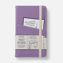 If V & A Bookaroo Journal Pocket A6 Çizgili Defter  Aubergine