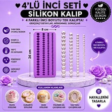 Empressco Kalıp Seti, 4'lü Inci Desenli, Çok Amaçlı ve Dayanıklı Tasarım