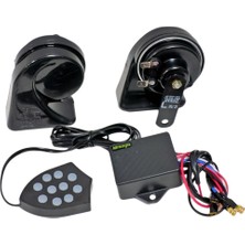 Nyf Mrsogo 12V Elektronik Salyangoz Korna Siren 10 Ses (410Hz-150dB)