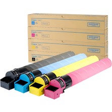 Konica Minolta Bizhub C300I / Develop Ineo +250I / Konica Minolta TN-328/TN-626 / Develop TN328-TN626/ Sarı Kırmızı Mavi Siyah Muadil Toner Takımı