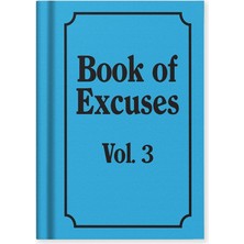 Ohh Deer Tasarımı A7 112 Sayfa Kumaş Sert Kapak Çizgili Defter Book Of Excuses 13268