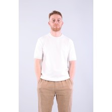 Mckanzie 10023 Bisiklet Yaka Petek Örgü Triko T-shirt