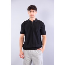 Mckanzie 110 Polo Yaka Fermuarlı Kendinden Fitilli T-shirt