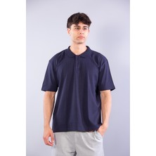 Mckanzie 4051 Düğmeli Yakalı Kendinden Şeritli T-shirt