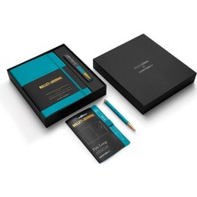 Leuchtturm 1917 Leuchttrum 1917 Bullet Journal Collector's Set Limited Edition Kalem, Defter ve Kitap Ayracı TURQUOISE25 373291