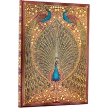 Paperblanks  Paperblanks Hafiz S Peacocks Sert Kapak 13X18 Çizgili Defter PB9889-8
