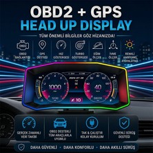 Ally P4 Obd2 + Gps Head Up Display Hud, Dijital Hız Göstergesi