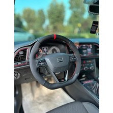 Stilix Garage Leon Fr Dikmeli Direksiyon Kılıfı Fr Harici Direksiyonlara Uygun Değildir! 4. Resime Bakınız