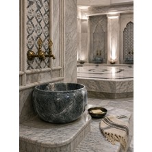 Gri Mermer Kurna - Modern Hamam Kurnası