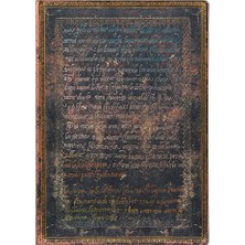 Paperblanks Michelangelo, Handwriting Yumuşak Kapak 18X23 cm Çizgisiz Defter FB9635-1