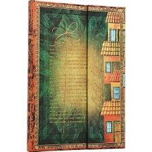 Paperblanks Garcia Marquez, One Hundred Years Of Solitude Sert Kapak 13X18 cm Çizgili Defter PB1524-7