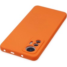 Drop Tedarik Xiaomi Mi 12 Lite Kılıf Nano Içi Kadife Silikon - Turuncu