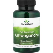     Swanson Full Spectrum As.hw.ag.an.dh A 450 Mg 100 Vegan Kapsül