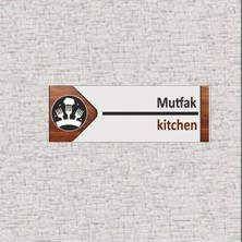 Metal Mutfak Ofis Oda Kapı Isimliği Yönlendirme Tabelası Levhası Kişiselleştirilebilir