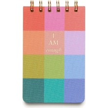 Designworks İnk Designworks Ink Twin Wire Notepad Notepad - Rainbow Check Not Defteri