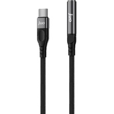 Juo USB Type-C To 3.5mm Jack Aux Kulaklık Mikrofon Çevirici Dönüştürücü Adaptör Kablo