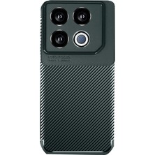 Drop Tedarik Infinix Gt 20 Pro Kılıf Auto Focus Karbon Kapak - Koyu Yeşil