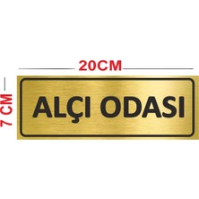 Metal Alçı Odası  Uyarı Levhası Yönlendirme Levhası