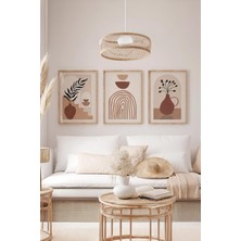 Artavessa Gerçek Çerçeveli 3 3D Poster Tablo Seti - 3DARTSOHOSET41-3348