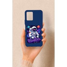 Vip Case Vivo Y21 Uyumlu Astronot Dj Desenli Silikon Kılıf