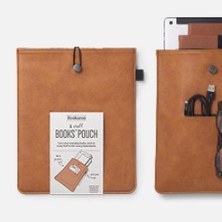 If Bookaroo Books & Stuff Pouch Kitap&defter Kılıfı Brown