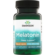Swanson M E L A T O N I N 3 Mg 120 Vegan Kapsül