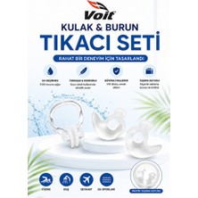 Empressco Yumuşak ve Rahat Kulak ve Burun Tıkacı Seti, Konforlu Kullanım Sağlar