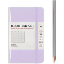 Leuchtturm 1917 LEUCHTTURM1917 Sert Kapak 100 Gr. Kağıt A6  Adres Defteri Lilac 370361