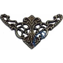 Herşey Trend Dekoratif Köşe Süsü, Köşelik - Küçük, 19X34MM, Antik, 100 Adet