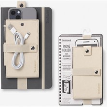 If Bookaroo Phone Holder Defter Üstü Lastikli Telefon Tutucu - Cream